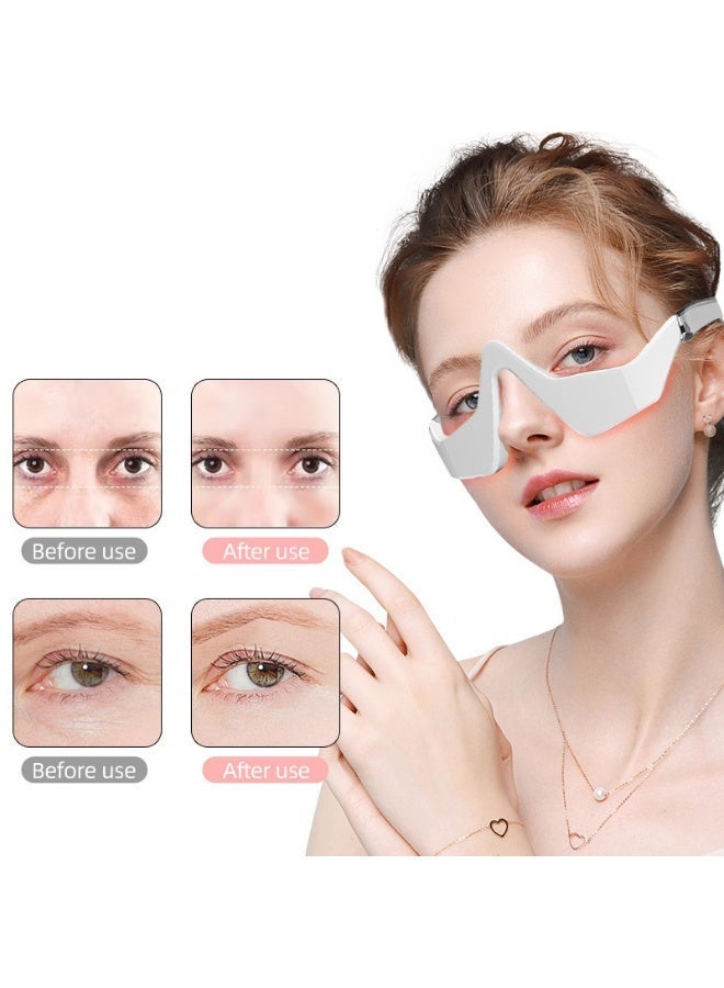 كيلو كيلو فولت جهاز إزالة تجاعيد العين، العناية بالعين، جهاز تدليك العين ثلاثي الأبعاد، واقي العين النبضي EMS، شد أكياس العين، تقليل الخطوط الدقيقة والهالات السوداء - Image 1